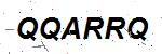 CAPTCHA verification image containing distorted text characters