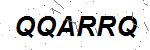 CAPTCHA verification image containing distorted text characters