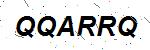 CAPTCHA verification image containing distorted text characters