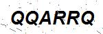 CAPTCHA verification image containing distorted text characters