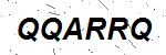 CAPTCHA verification image containing distorted text characters