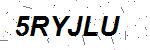 CAPTCHA verification image containing distorted text characters