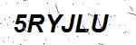 CAPTCHA verification image containing distorted text characters