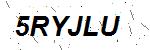 CAPTCHA verification image containing distorted text characters