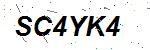 CAPTCHA verification image containing distorted text characters