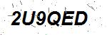 CAPTCHA verification image containing distorted text characters