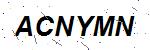 CAPTCHA verification image containing distorted text characters