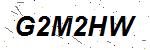 CAPTCHA verification image containing distorted text characters