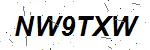CAPTCHA verification image containing distorted text characters