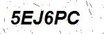 CAPTCHA verification image containing distorted text characters
