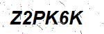 CAPTCHA verification image containing distorted text characters