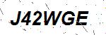 CAPTCHA verification image containing distorted text characters