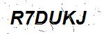 CAPTCHA verification image containing distorted text characters