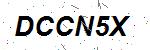 CAPTCHA verification image containing distorted text characters