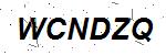 CAPTCHA verification image containing distorted text characters