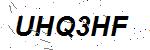 CAPTCHA verification image containing distorted text characters