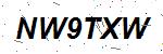 CAPTCHA verification image containing distorted text characters