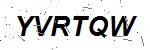 CAPTCHA verification image containing distorted text characters