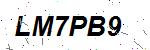 CAPTCHA verification image containing distorted text characters