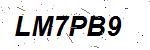 CAPTCHA verification image containing distorted text characters