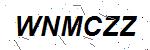 CAPTCHA verification image containing distorted text characters