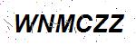 CAPTCHA verification image containing distorted text characters
