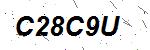 CAPTCHA verification image containing distorted text characters