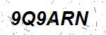 CAPTCHA verification image containing distorted text characters
