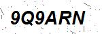 CAPTCHA verification image containing distorted text characters