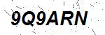 CAPTCHA verification image containing distorted text characters