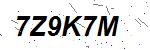 CAPTCHA verification image containing distorted text characters
