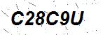 CAPTCHA verification image containing distorted text characters