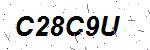 CAPTCHA verification image containing distorted text characters