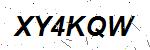 CAPTCHA verification image containing distorted text characters