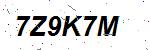 CAPTCHA verification image containing distorted text characters