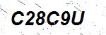 CAPTCHA verification image containing distorted text characters