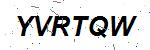 CAPTCHA verification image containing distorted text characters