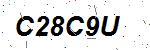 CAPTCHA verification image containing distorted text characters