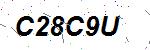 CAPTCHA verification image containing distorted text characters
