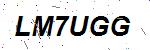 CAPTCHA verification image containing distorted text characters