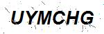 CAPTCHA verification image containing distorted text characters