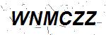 CAPTCHA verification image containing distorted text characters