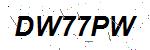 CAPTCHA verification image containing distorted text characters