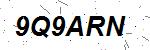 CAPTCHA verification image containing distorted text characters