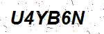 CAPTCHA verification image containing distorted text characters
