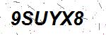 CAPTCHA verification image containing distorted text characters