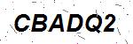 CAPTCHA verification image containing distorted text characters