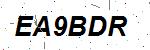 CAPTCHA verification image containing distorted text characters