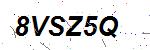 CAPTCHA verification image containing distorted text characters