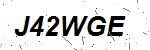 CAPTCHA verification image containing distorted text characters